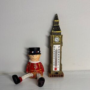 London Souvenirs - Two Magnets - Big Ben and Soldier